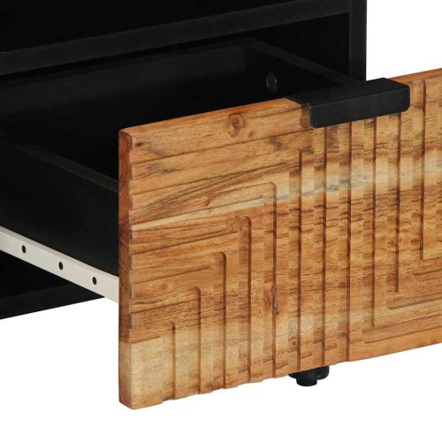 ТВ шкаф Solid Acacia Wood 100 x 33,5 x 46 см