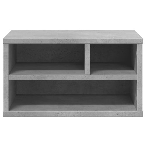 Стойка за принтер, бетонно сива, 40x32x22,5 см, инженерно дърво