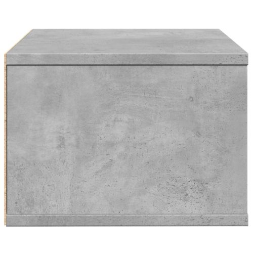 Стойка за принтер, бетонно сива, 40x32x22,5 см, инженерно дърво