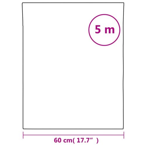 Фолио за прозорци матиран сив 60x500 см PVC