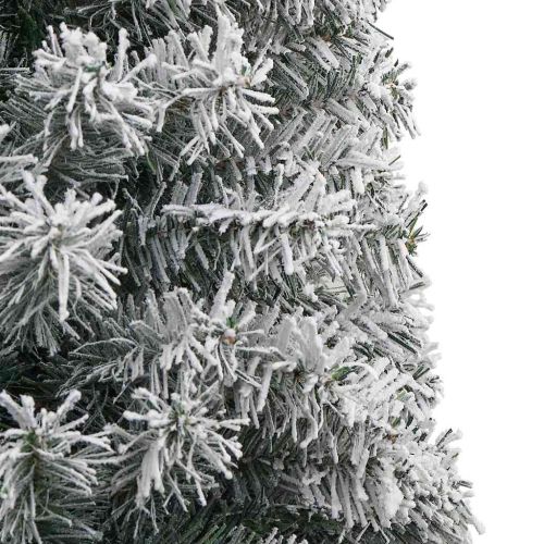 С изкуствено коледно дърво с 300 LED светодиода Зелен 270 cm