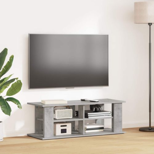 Стойка за телевизор Циментено сиво 96 x 35 x 33,5 см