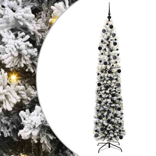 С изкуствено коледно дърво с 300 LED светодиода Зелен 240 cm