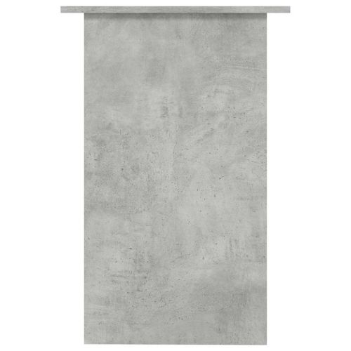 Бюро, бетонно сиво, 90x50x74 см, инженерно дърво