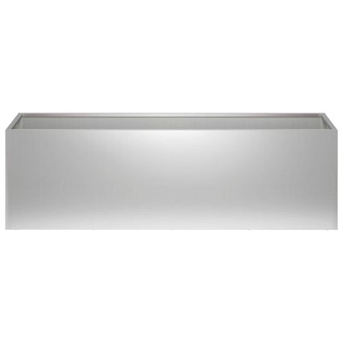 Градинска саксия Сребристо 80 x 30 x 30 см Поцинкована стомана