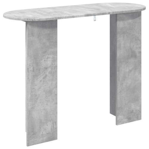 Конзолна маса Бетонно сиво 100 x 39,5 x 75 см