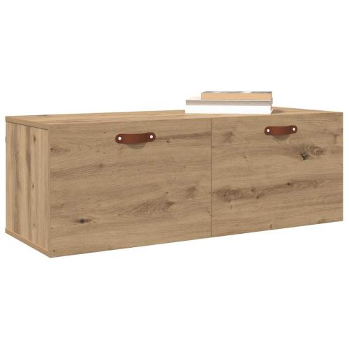 Стенно шкафче 100 x 36,5 x 35 cm Инженерна дървесина Дъб