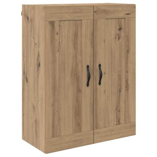 Стенно монтиран шкаф 2 бр. Дъб 69,5 x 34 x 90 см