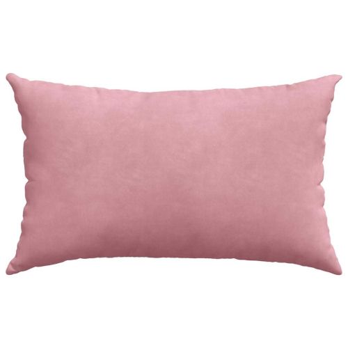 Диван възглавници 2 pcs Розово 50 x 30 cm Кордюрова тъкан