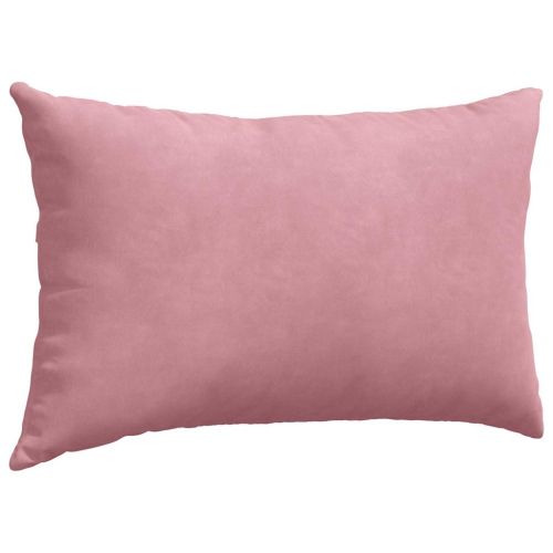 Диван възглавници 2 pcs Розово 50 x 30 cm Кордюрова тъкан