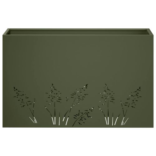 Градинска саксия 2 бр. Маслиненозелено 80 x 30 x 49 см