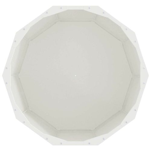 Кашпа Бяло 60 x 60 x 50 см Стомана
