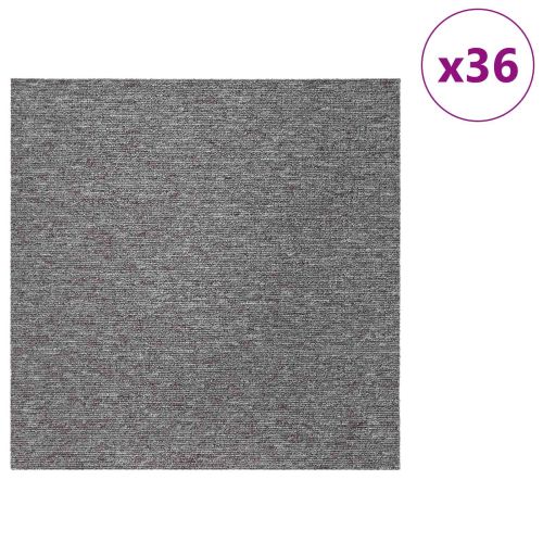 Килимна плочка Кафяво 50 x 50 cm 36 бр. ПП и Битум