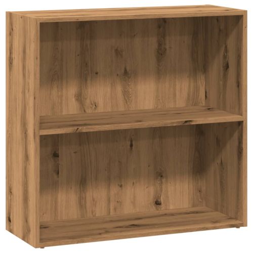 Библиотека, дъб артизан, 80x30x77 см, инженерно дърво