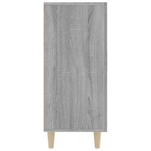 Сайдборд, Сив сонома, 90x34x80 см, инженерно дърво