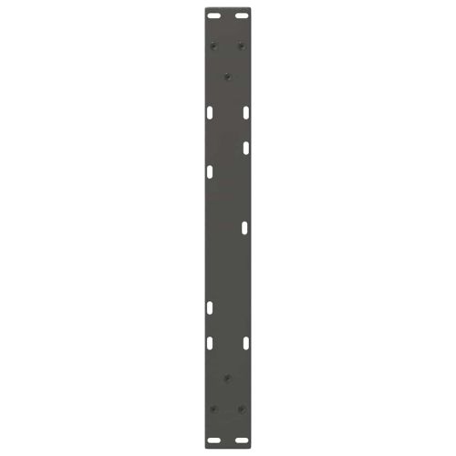 Крака за масичка за кафе, V-образна, 2 бр., антрацит, 50x(42-43,3) см, стомана