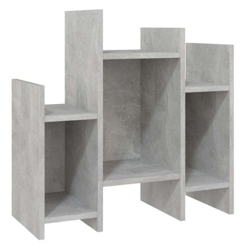 Страничен шкаф, бетонно сив, 60x26x60 см, инженерно дърво