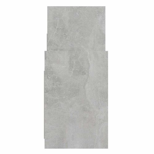 Страничен шкаф, бетонно сив, 60x26x60 см, инженерно дърво