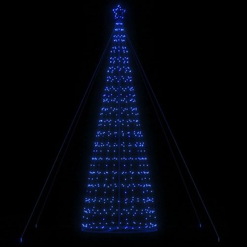 LED коледна елха 1534 светодиода синьо 500 см