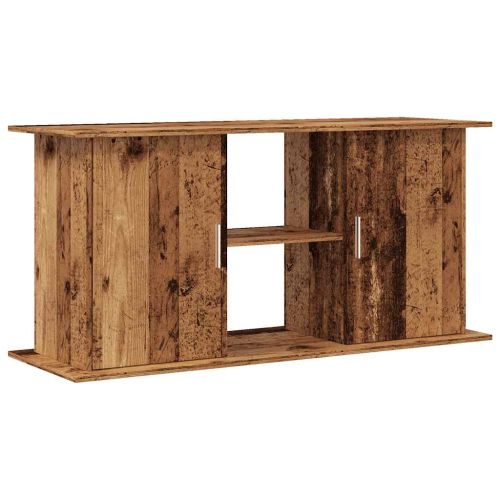 Стойка за аквариум от старо дърво 121x41x58 cm Инженерно дърво