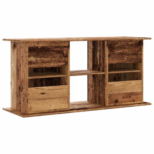 Стойка за аквариум от старо дърво 121x41x58 cm Инженерно дърво