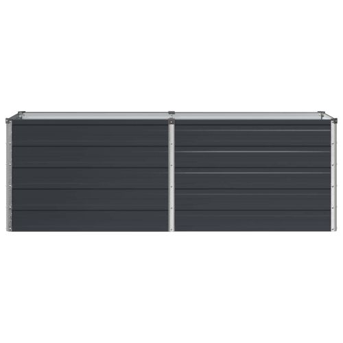 Вдигната леха за градина Антрацит 160 x 40 x 55 см