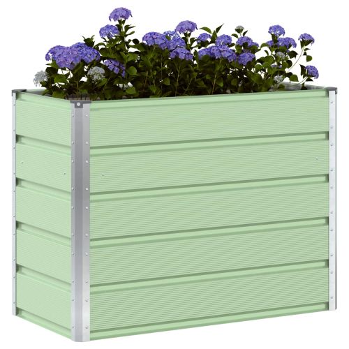 Кашпа Пастелно зелено 100 x 50 x 75 cm Галванизирана стомана