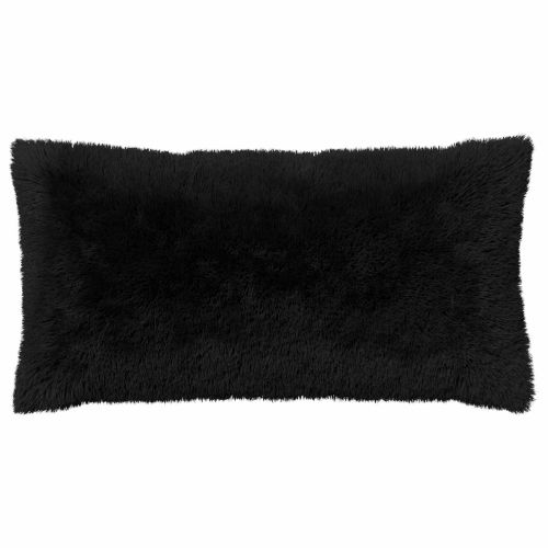 Калъфка за възглавница 2 pcs HEERLEN Черно 40 x 80 cm ПВ флийс