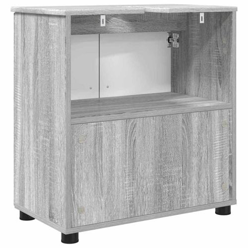 Шкаф за баня Сив Сонома 61 x 35 x 64 см