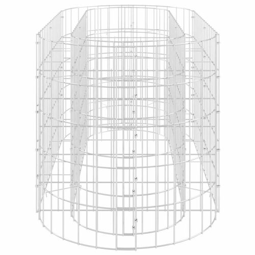 Габион повдигната леха, поцинковано желязо, 120x50x50 cм
