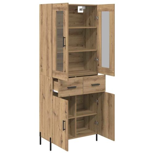 Висок шкаф Дъб 69,5 x 34 x 180 см Инженерна дървесина