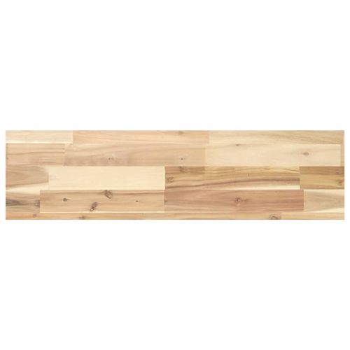 Плаващ рафт 100x20x4 см, необработен масив, акация