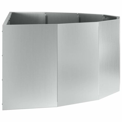 Кашпа Сребрист 120 x 60 x 35 cm Галванизирана стомана