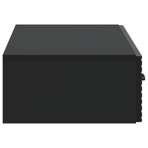 Стенен страничен масичка 87,5 x 34,5 x 17 см Черно