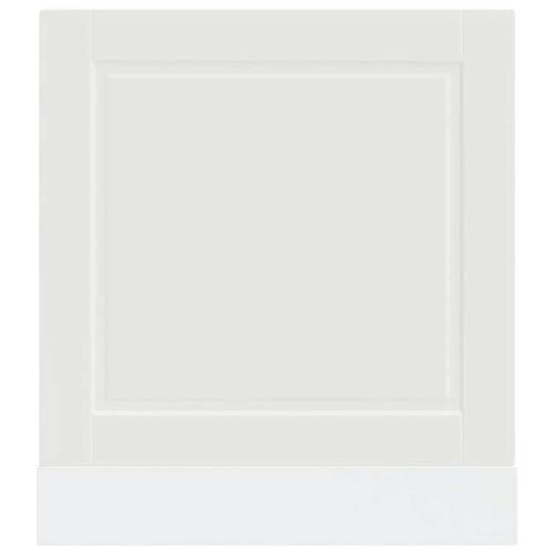 Панел за съдомиялна машина, Porto, бял, 60x1,5x57см, инженерно дърво