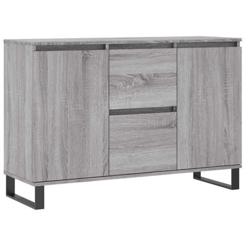 Сайдборд, сив сонома, 101,5x35x70 см, инженерно дърво