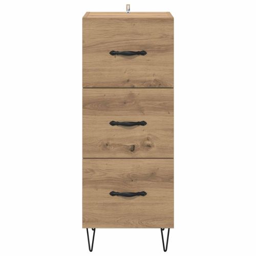Служебен шкаф дъб артизан 34 x 34.5 x 90 см Инженерна дървесина