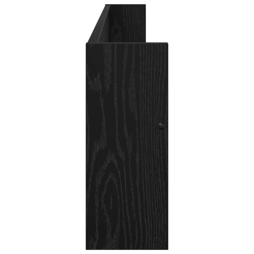 Етажерка за списания с рафт Черния дъб 100 x 12 x 30 см