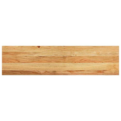 Прозоречни первази, 2 бр, светлокафяви, 100x30x2 см, дъб масив