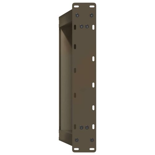 Крака за масичка за кафе, U-образни, 2 бр., естествена стомана, 40 x (30-31) см, стомана