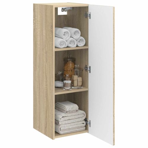 Стенно Баня Кабинет Дъб сонома 33 x 34,5 x 100 см