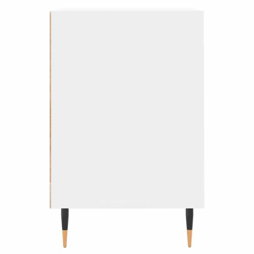 ТB шкаф, бял, 100x35x40 см, инженерно дърво