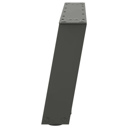 Крака за масичка за кафе, U-образни, 2 бр., антрацит, 60x(30-31) см, стомана