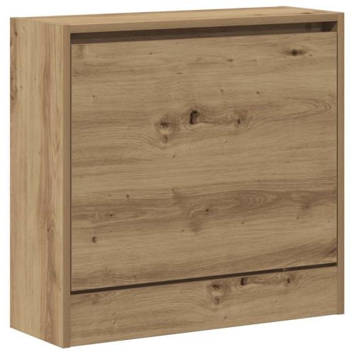 Шкаф за обувки 60 x 21 x 57 cm Инженерна дървесина Дъб