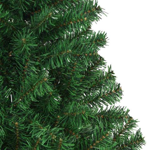 С изкуствено коледно дърво с 300 LED светодиода Зелен 180 cm