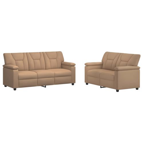 Комплект дивани 2 pcs Капучино Изкуствена