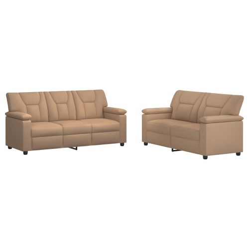 Комплект дивани 2 pcs Капучино Изкуствена