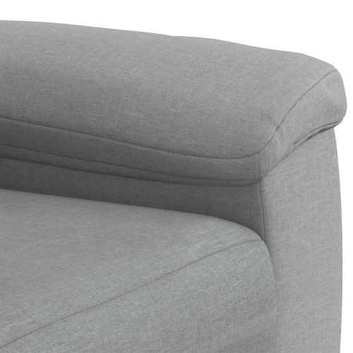 Комплект дивани 2 pcs Светлосиво Текстил