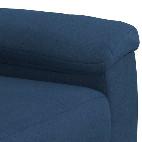Комплект дивани 2 pcs Синьо Текстил