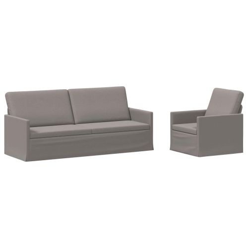 Комплект дивани 2 pcs Таупе Текстил